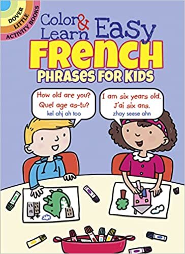 Color & Learn Easy French Phrases for Kids ليقرأ