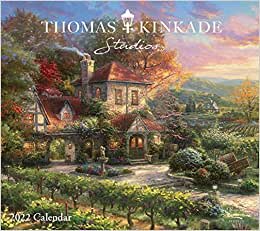 تحميل Andrews McMeel Publishing Thomas Kinkade Studios 2022 Deluxe Wall Calendar