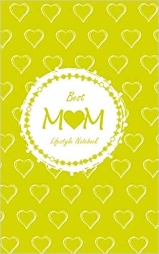 تحميل Best Mom Lifestyle Write-in Notebook, Dotted Lines, 288 Pages, Wide Ruled, Size 6 x 9 Inch (A5) Hardcover (Yellow)