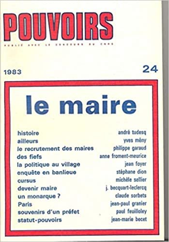 Pouvoirs, n° 24. Le Maire (24) indir