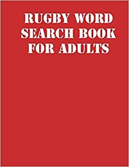 Rugby Word Search Book For Adults: large print puzzle book.8,5x11, matte cover, soprt Activity Puzzle Book with solution