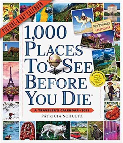 1000 Places to See Before You Die 2021 Calendar