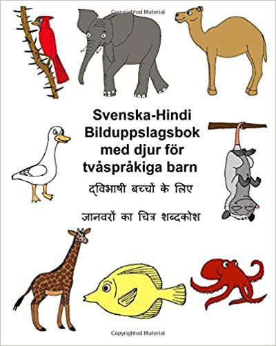 indir Svenska-Hindi Bilduppslagsbok med djur för tvåspråkiga barn (FreeBilingualBooks.com)