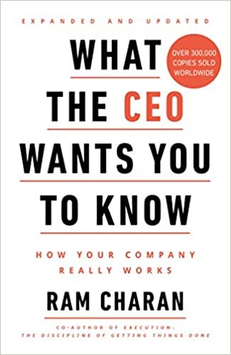 Ram Charan What the CEO Wants You to Know (Lead Title) تكوين تحميل مجانا Ram Charan تكوين
