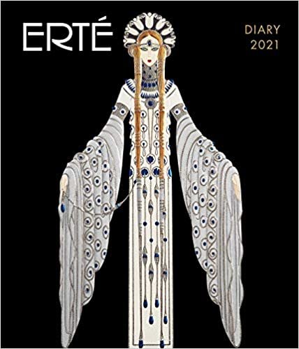 Erté 2021: Original Flame Tree Publishing-Desk Diary [Wochenkalender]