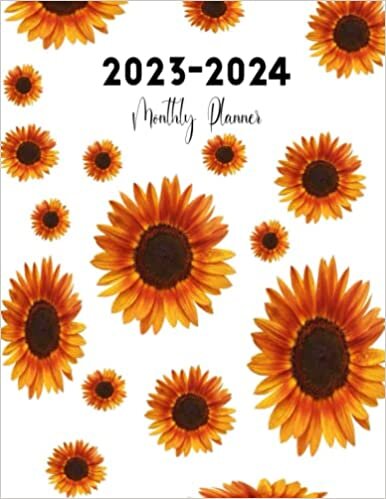 Two Year Monthly Planner 2023-2024: Two Year Monthly Calendar - Large squares on a 2-page spread - Previous & Next month mini calendars for reference | 24 Month with Holidays , Important Dates For Each Year | Agenda Jan 2023-Dec 2024 Large Size |
