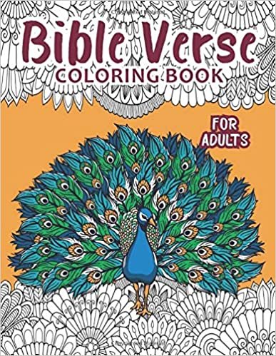 Bible Verse Coloring Book For Adults: A Christian Coloring, Book Color the Words of Jesus.