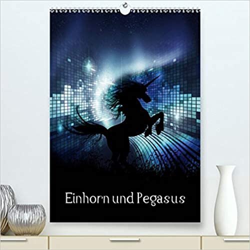Einhorn und Pegasus (Premium, hochwertiger DIN A2 Wandkalender 2021, Kunstdruck in Hochglanz): Ein mystischer Einhorn und Pegasus Monatskalender. (Monatskalender, 14 Seiten )