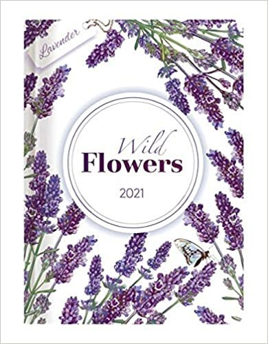Ladytimer Grande Wild Flowers 2021 - Taschen-Kalender A5 (15x21 cm) - Blume - Notiz-Buch - Weekly - 128 Seiten - Alpha Edition