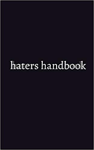 اقرأ haters handbook Blank Notebook الكتاب الاليكتروني 