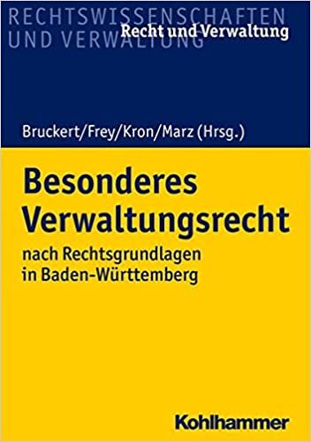 تحميل Besonderes Verwaltungsrecht: Nach Rechtsgrundlagen in Baden-Wurttemberg