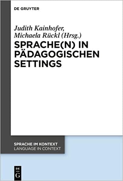 اقرأ Sprache(n) in Pädagogischen Settings الكتاب الاليكتروني 