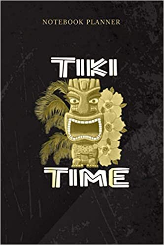 indir Notebook Planner Hawaii Luau Tiki Time Party: Management, 6x9 inch, Home Budget, 114 Pages, High Performance, Wedding, Mom, Hour