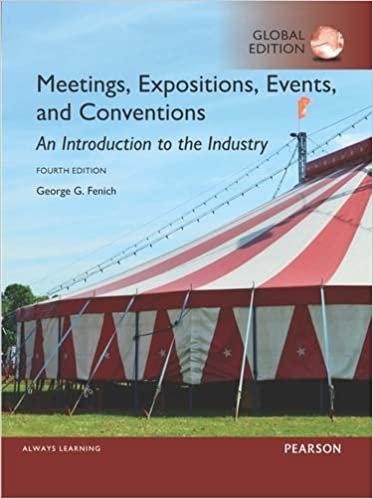Meetings, Expositions, Events and Conventions: An Introduction to the Industry, Global Edition