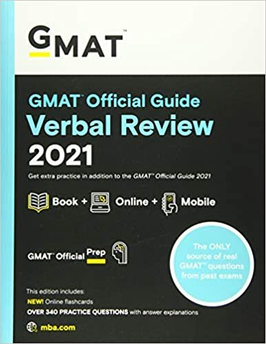 ダウンロード  GMAT Official Guide Verbal Review 2021, Book + Online Question Bank: Book + Online 本