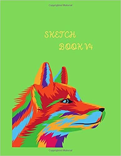 indir Sketch Book V 4: Notebook and Journal for Drawing, Writing, Painting, Sketching or Doodling, 125 Pages, 8.5 x 11 in ,High quality paper , (Premium Cover v 4)