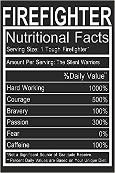 تحميل Firefighter nutritional facts: A beautiful firefighter logbook for a proud fireman and also Firefighting life notebook gift for proud fireman