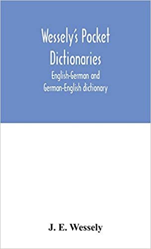 Wessely's pocket dictionaries: English-German and German-English dictionary indir