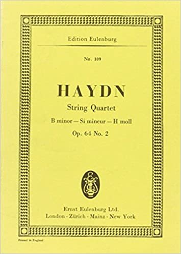 String Quartet B minor op. 64/2 Hob. III:68 - Tost Quartet II No. 2 - String Quartet - study score - (ETP 109) indir