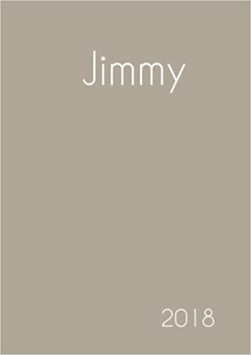 2018: Namenskalender 2018 - Jimmy - DIN A5 - eine Woche pro Doppelseite