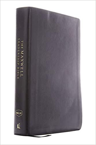 Holy Bible: NKJV, Maxwell Leadership Bible, Imitation Leather, Black, Comfort Print