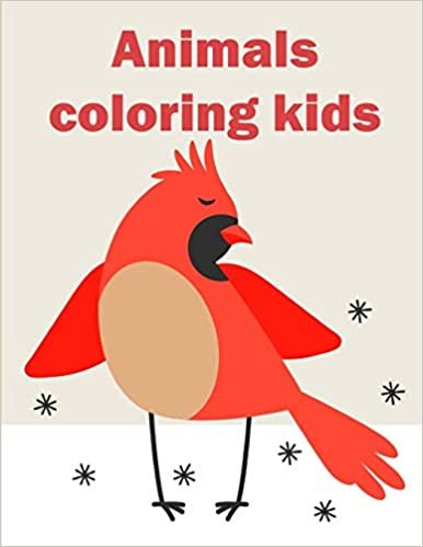 تحميل Animals coloring kids: An Adult Coloring Book with Fun, Easy, and Relaxing Coloring Pages for Animal Lovers