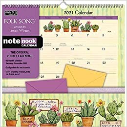 Folk Song 2021 Note Nook Calendar