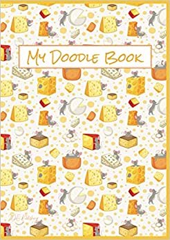 My Doodle Book cheese mouse - Thick Notebook School Exercise Book Sketchbook Journal Drawing Pad Colouring Book Bullet Planner: A4 format 21 x 29.7 cm / 8.3 "x 11.7", dotted lines white paper, elegant satin matt cover (My Notebook by Bullet Books – notes, ダウンロード