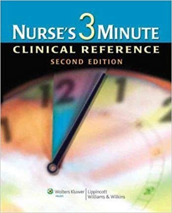  بدون تسجيل ليقرأ Nurse's 3-Minute Clinical Reference
