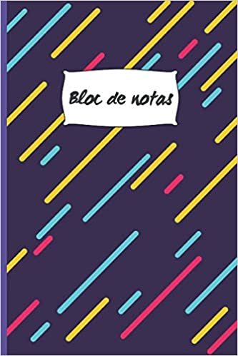 تحميل Bloc de Notas: Cuaderno Lineado Con Fondo Lluvia Multicolor. Cuaderno O Bloc de Notas O Apuntes, Diario O Agenda.