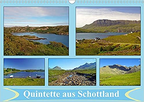 Quintette aus SchottlandCH-Version (Wandkalender 2022 DIN A3 quer): Landschaften, Bauwerke und Tiere in Schottland als Quintette arangiert. (Monatskalender, 14 Seiten )