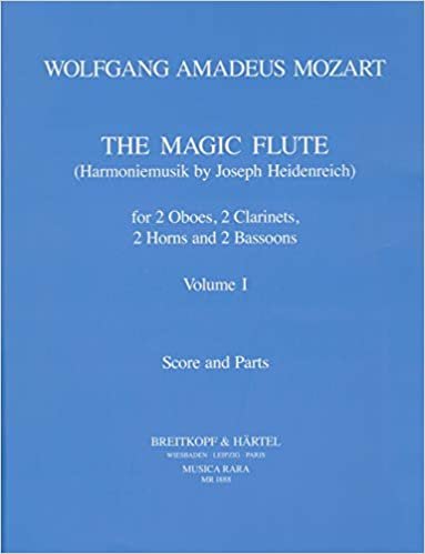 Die Zauberflöte KV 620 Harmoniemusik bearb. von J. Heidenreich Band 1 - Partitur und Stimmen (MR 1888)