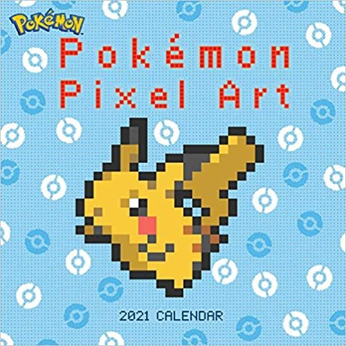 Pokemon Pixel Art 2021 Wall Calendar