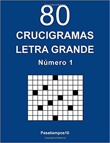 80 Crucigramas Letra Grande - N. 1: Volume 1 indir
