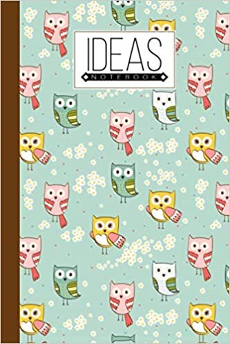 indir Ideas Notebook: Cartoon Owls Ideas Notebook, Ideas Journal/Mini Ideas Notebook/Pocket Idea Log Book 120 Pages - Size 6&quot; x 9&quot;