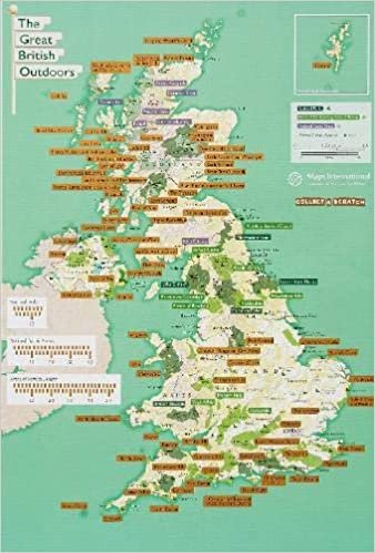 The Great British Outdoors - Collect and Scratch Map (Collect & Scratch Maps) ダウンロード