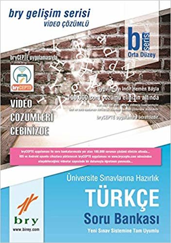 Birey B Serisi Orta Düzey Türkçe Soru Bankası -Video Çözümlü-YENİ indir