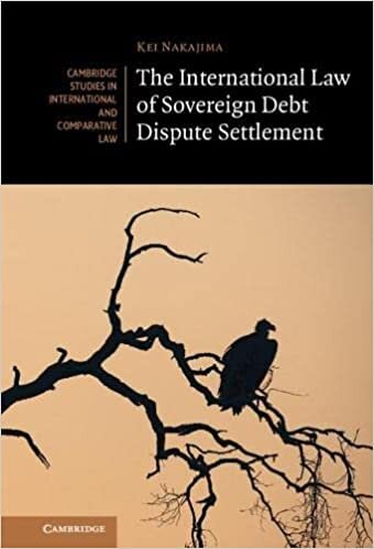 تحميل The International Law of Sovereign Debt Dispute Settlement