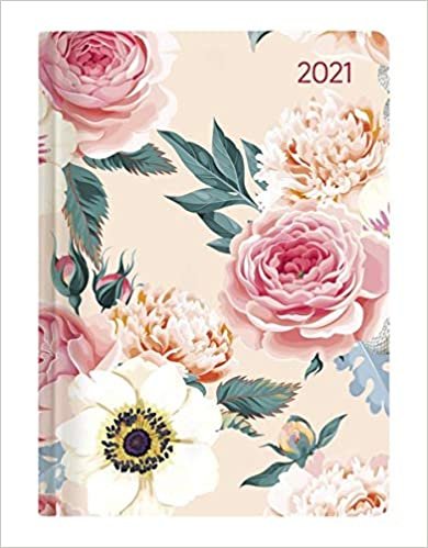 Mini-Buchkalender Style Roses 2021 - Taschen-Kalender A6 - Rose - Day By Day - 352 Seiten - Notiz-Buch - Alpha Edition indir
