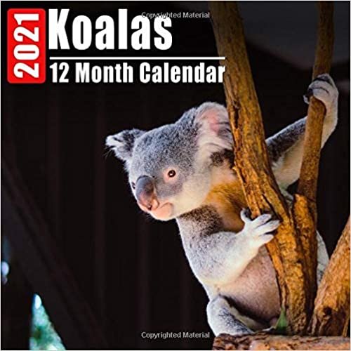 indir Calendar 2021 Koalas: Cute Koala Photos Monthly Mini Calendar With Inspirational Quotes each Month