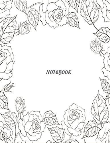 تحميل Notebook: Sepia romantic frame: Journal Dot-Grid, Grid, Lined, Blank No Lined: Book: Pocket Notebook Journal Diary, 110 pages, 8.5&quot; x 11&quot;