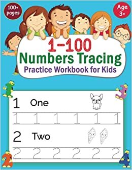 تحميل 1-100 Numbers Tracing Practice Workbook for Kids: Handwriting Practice and Pen Control Activity Book for Preschoolers Toddlers Kindergarten