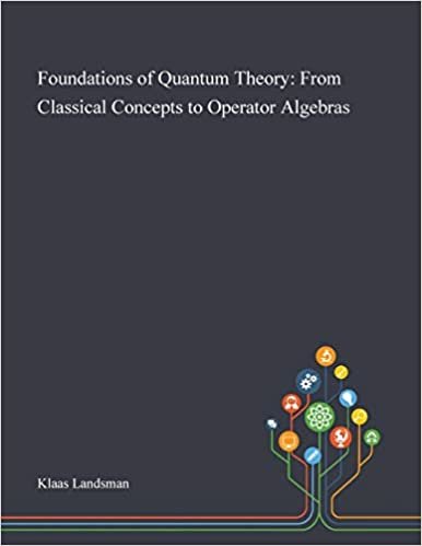indir Foundations of Quantum Theory: From Classical Concepts to Operator Algebras