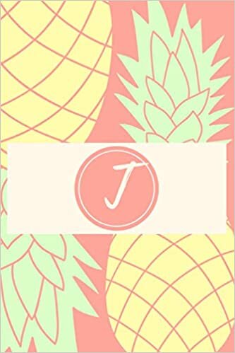 Personalized Pineapple Initial "T" Initial Notebook (Pink) (Personalized Pineapple Initial Initial Notebook (Pink)) indir