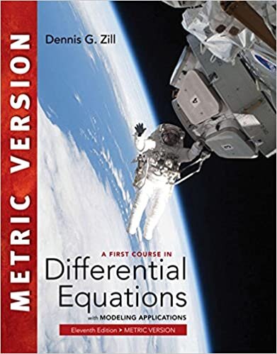 A First Course in Differential Equations with Modeling Applications, International Metric Edition indir