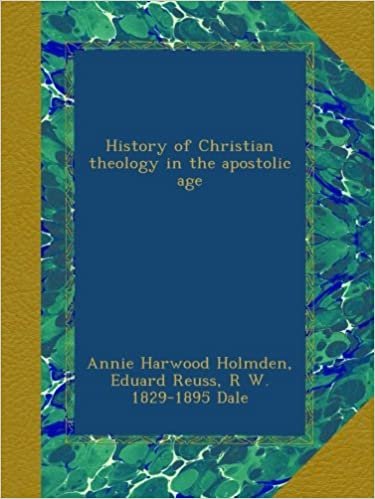 indir History of Christian theology in the apostolic age