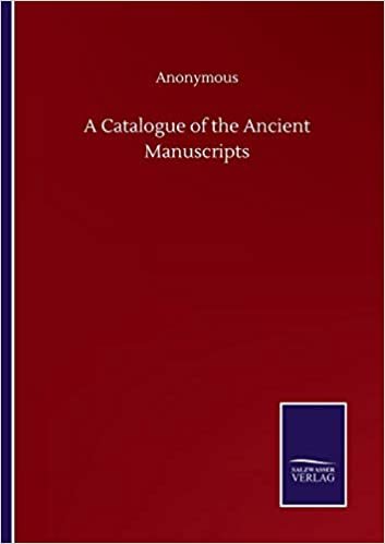 indir A Catalogue of the Ancient Manuscripts
