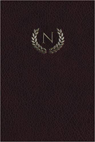 indir Monogram &quot;N&quot; Journal: 365 page Journal Diary Notebook: Volume 14 (Monogram Maroon 365 Lined)
