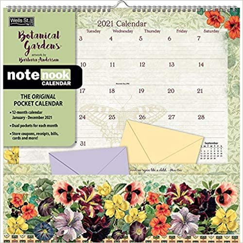 ダウンロード  Botanical Gardens 2021 Note Nook Calendar 本