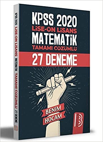 indir Benim Hocam 2021 KPSS Lise-ÖnLisans Matematik Tamamı Çözümlü 27 Deneme